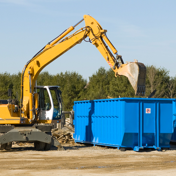 can i choose the location where the residential dumpster will be placed in Bartlett Kansas